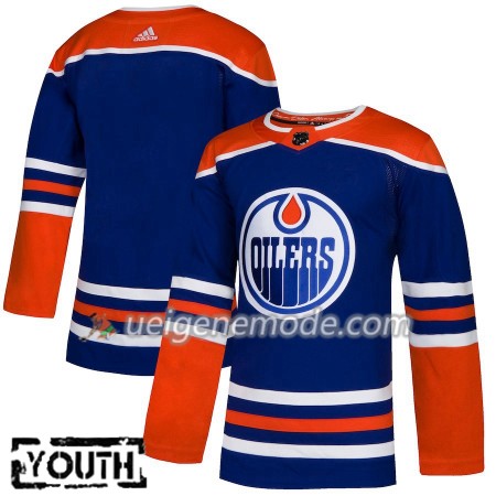 Kinder Eishockey Edmonton Oilers Trikot Blank Adidas Alternate 2018-19 Authentic